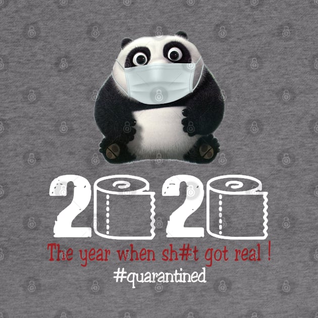 Panda 2020 The year when shit got real by AteezStore